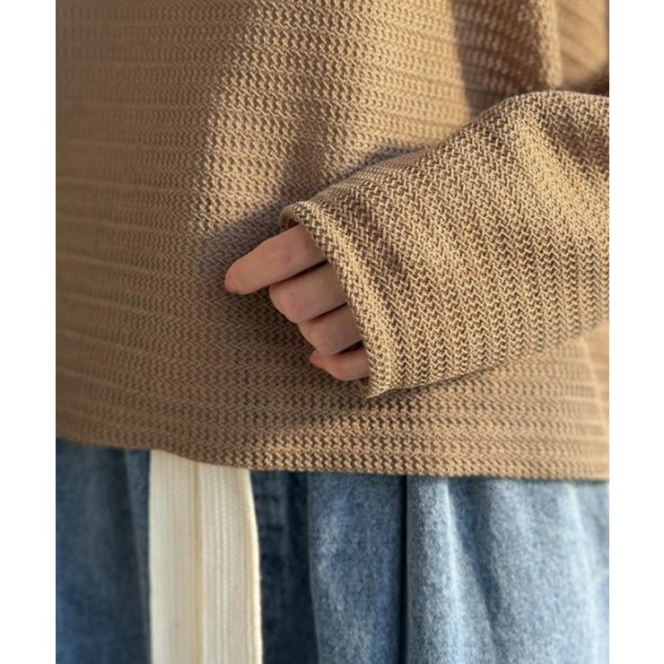 品のある透け感で、さりげない存在感を♪レーシージャガードドルマントップス(長袖) | Classical Elf  | 詳細画像45 