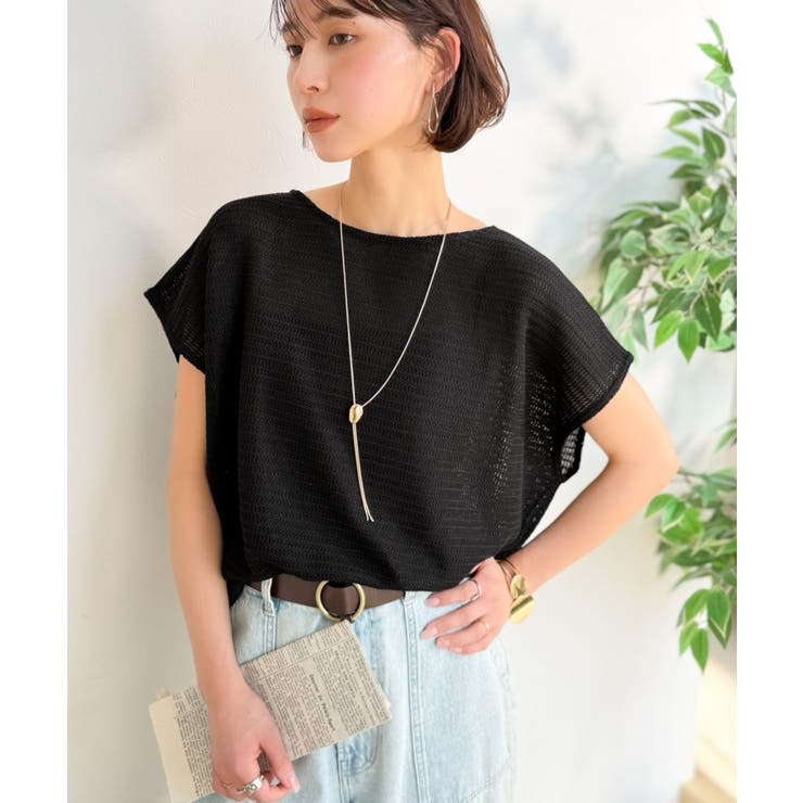 上品な透け感で華やかに決まる。レーシージャガード フレンチスリーブ ドルマントッ… | Classical Elf  | 詳細画像12 