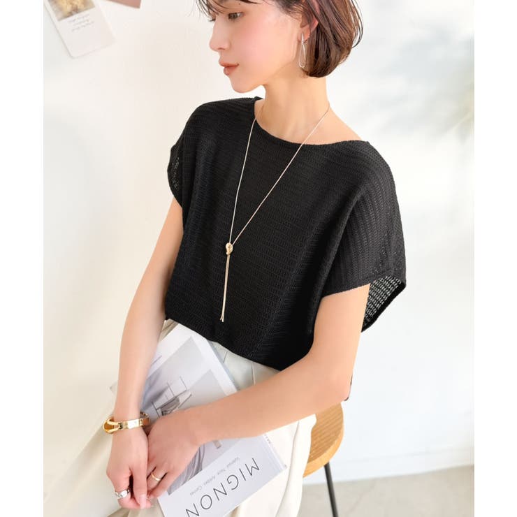 上品な透け感で華やかに決まる。レーシージャガード フレンチスリーブ ドルマントッ… | Classical Elf  | 詳細画像13 