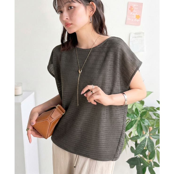 上品な透け感で華やかに決まる。レーシージャガード フレンチスリーブ ドルマントッ… | Classical Elf  | 詳細画像19 