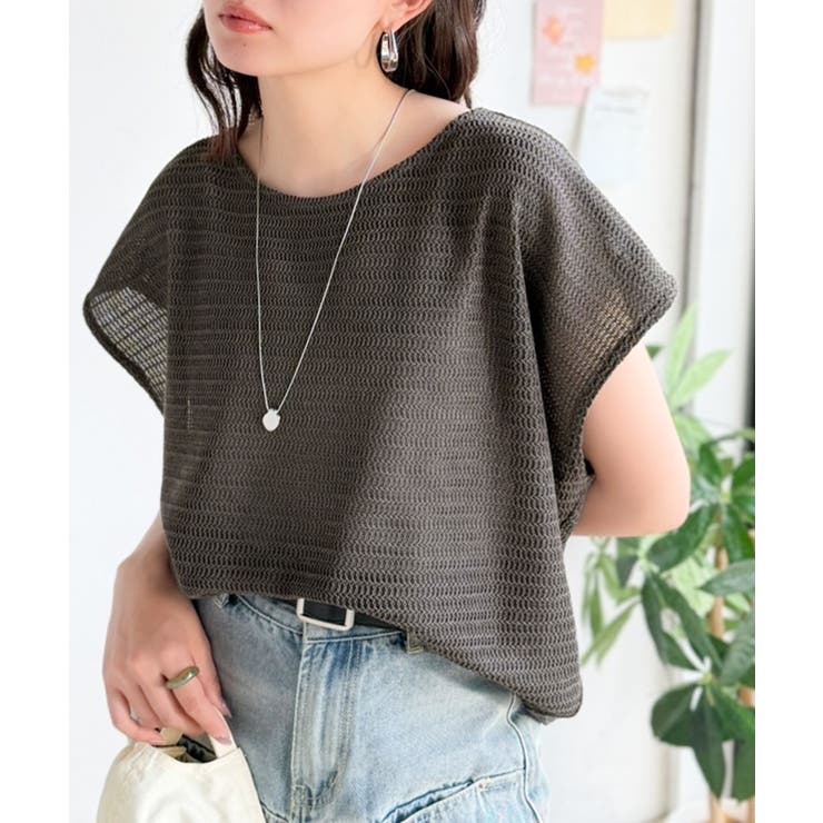 上品な透け感で華やかに決まる。レーシージャガード フレンチスリーブ ドルマントッ… | Classical Elf  | 詳細画像23 