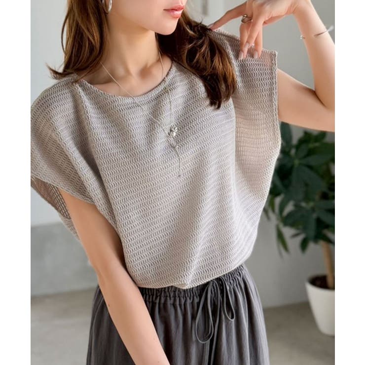 上品な透け感で華やかに決まる。レーシージャガード フレンチスリーブ ドルマントッ… | Classical Elf  | 詳細画像40 