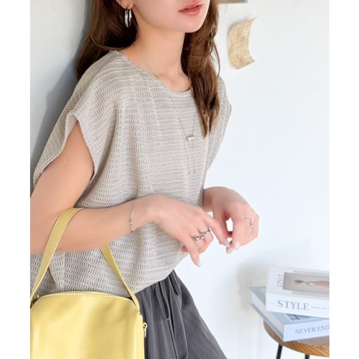 上品な透け感で華やかに決まる。レーシージャガード フレンチスリーブ ドルマントッ… | Classical Elf  | 詳細画像42 