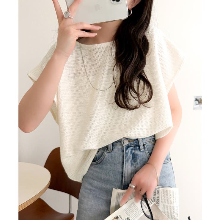 上品な透け感で華やかに決まる。レーシージャガード フレンチスリーブ ドルマントッ… | Classical Elf  | 詳細画像3 