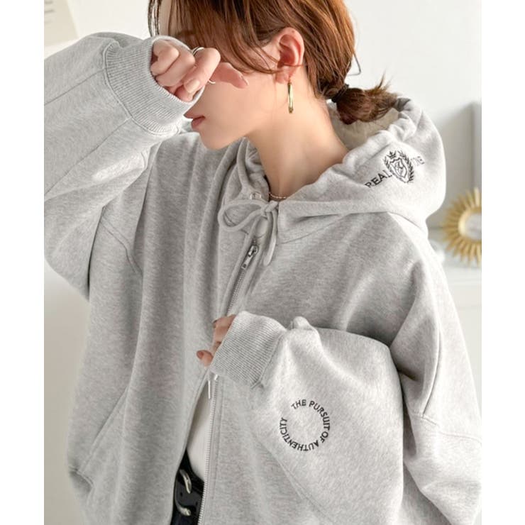 バランスの良い丈感でさりげなくスタイルアップ♪クロップドワイド裏起毛切り替えパー… | Classical Elf  | 詳細画像1 