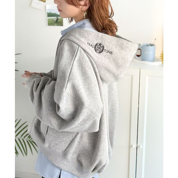 バランスの良い丈感でさりげなくスタイルアップ♪クロップドワイド裏起毛切り替えパー… | Classical Elf  | 詳細画像2 