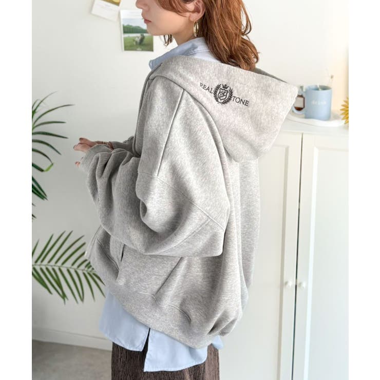 バランスの良い丈感でさりげなくスタイルアップ♪クロップドワイド裏起毛切り替えパー… | Classical Elf  | 詳細画像4 