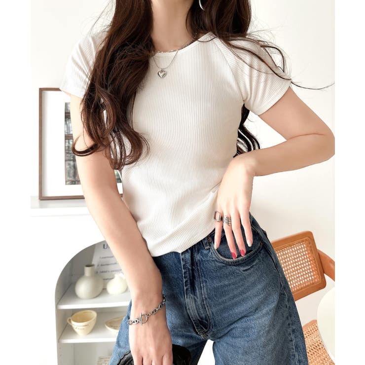 毎日にちょうどいい、きれいめRIB。ラグラン×リブで叶える、すっきり美シルエット… | Classical Elf  | 詳細画像6 