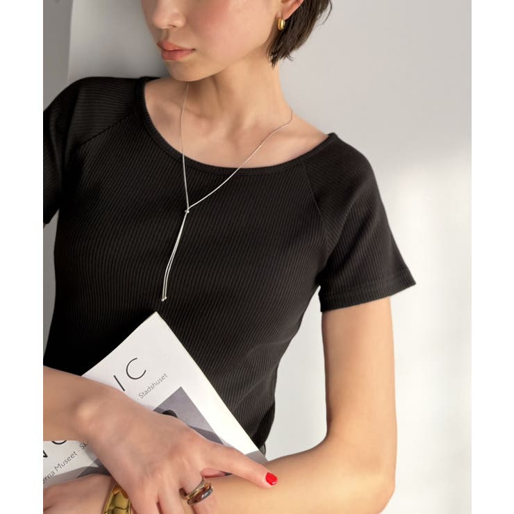 毎日にちょうどいい、きれいめRIB。ラグラン×リブで叶える、すっきり美シルエット… | Classical Elf  | 詳細画像10 