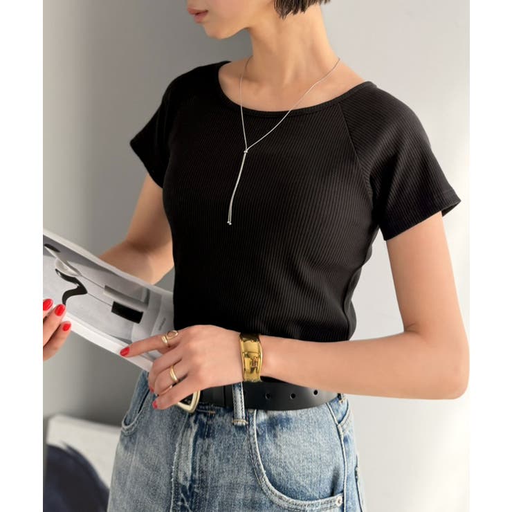 毎日にちょうどいい、きれいめRIB。ラグラン×リブで叶える、すっきり美シルエット… | Classical Elf  | 詳細画像16 