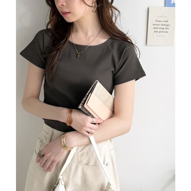 毎日にちょうどいい、きれいめRIB。ラグラン×リブで叶える、すっきり美シルエット… | Classical Elf  | 詳細画像23 