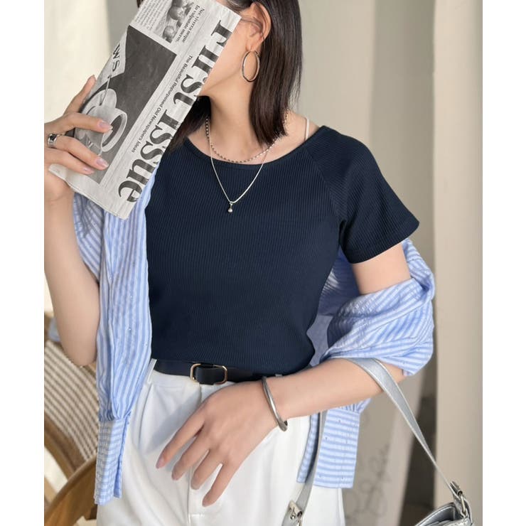 毎日にちょうどいい、きれいめRIB。ラグラン×リブで叶える、すっきり美シルエット… | Classical Elf  | 詳細画像30 