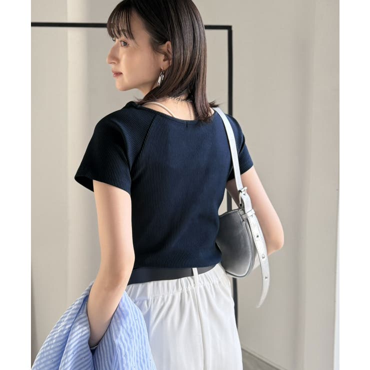 毎日にちょうどいい、きれいめRIB。ラグラン×リブで叶える、すっきり美シルエット… | Classical Elf  | 詳細画像33 