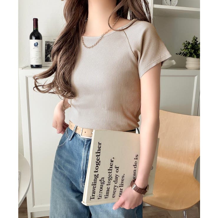 毎日にちょうどいい、きれいめRIB。ラグラン×リブで叶える、すっきり美シルエット… | Classical Elf  | 詳細画像37 