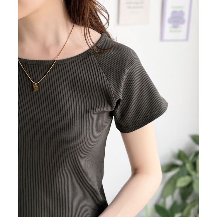 毎日にちょうどいい、きれいめRIB。ラグラン×リブで叶える、すっきり美シルエット… | Classical Elf  | 詳細画像47 