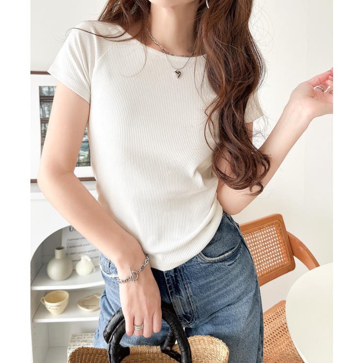 毎日にちょうどいい、きれいめRIB。ラグラン×リブで叶える、すっきり美シルエット… | Classical Elf  | 詳細画像2 