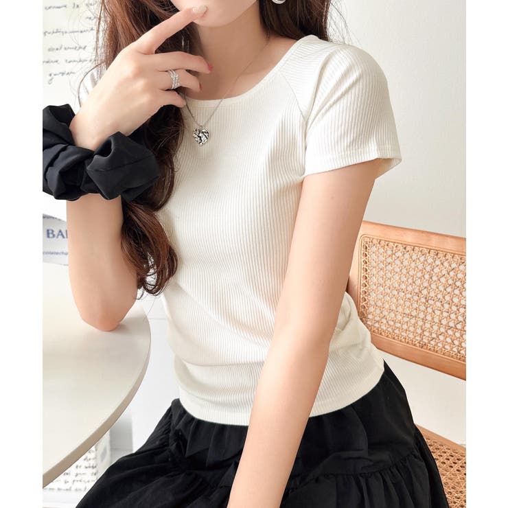 毎日にちょうどいい、きれいめRIB。ラグラン×リブで叶える、すっきり美シルエット… | Classical Elf  | 詳細画像3 