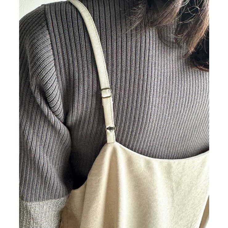 上品シルエットが大人可愛い。ダブルフリルキャミワンピース（ロング丈） | Classical Elf  | 詳細画像37 