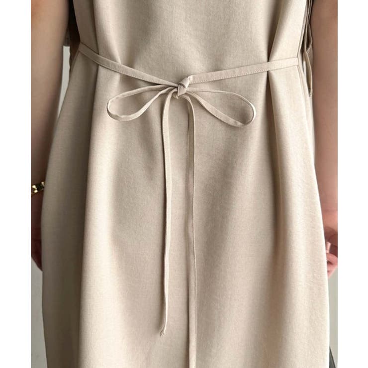 上品シルエットが大人可愛い。ダブルフリルキャミワンピース（ロング丈） | Classical Elf  | 詳細画像40 