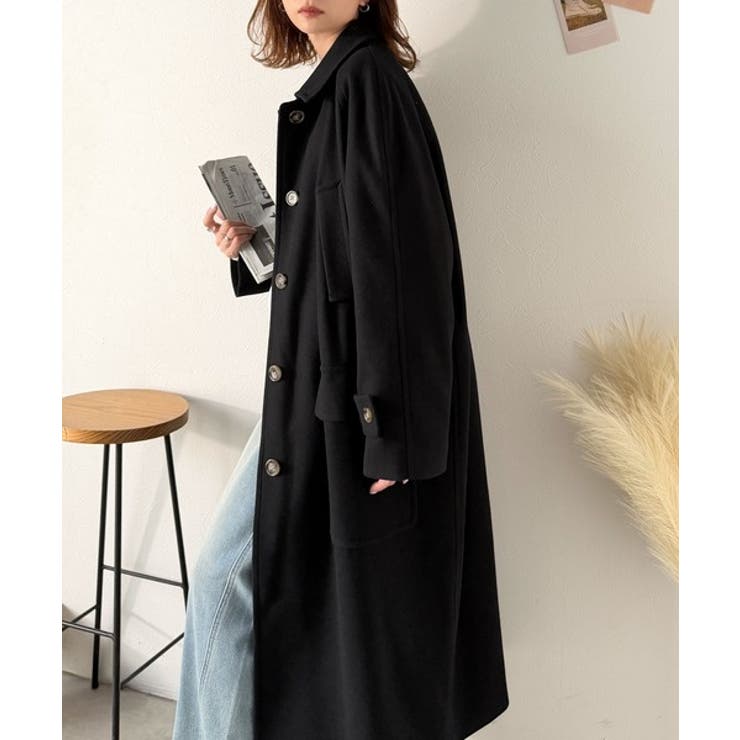 ロング丈比翼ステンカラーコート | Classical Elf  | 詳細画像4 