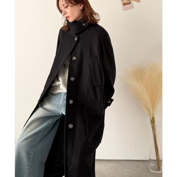ロング丈比翼ステンカラーコート | Classical Elf  | 詳細画像5 