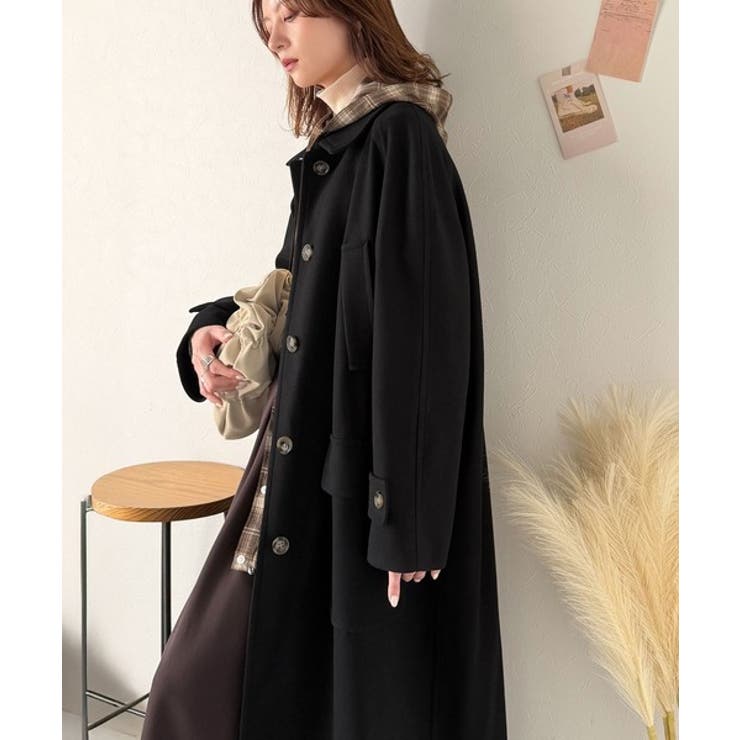 ロング丈比翼ステンカラーコート | Classical Elf  | 詳細画像9 