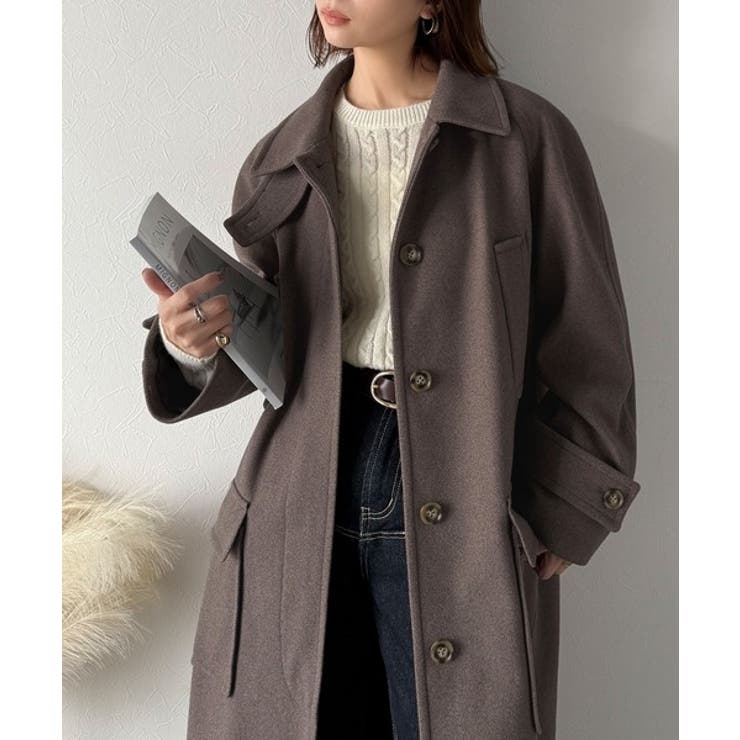 ロング丈比翼ステンカラーコート | Classical Elf  | 詳細画像22 