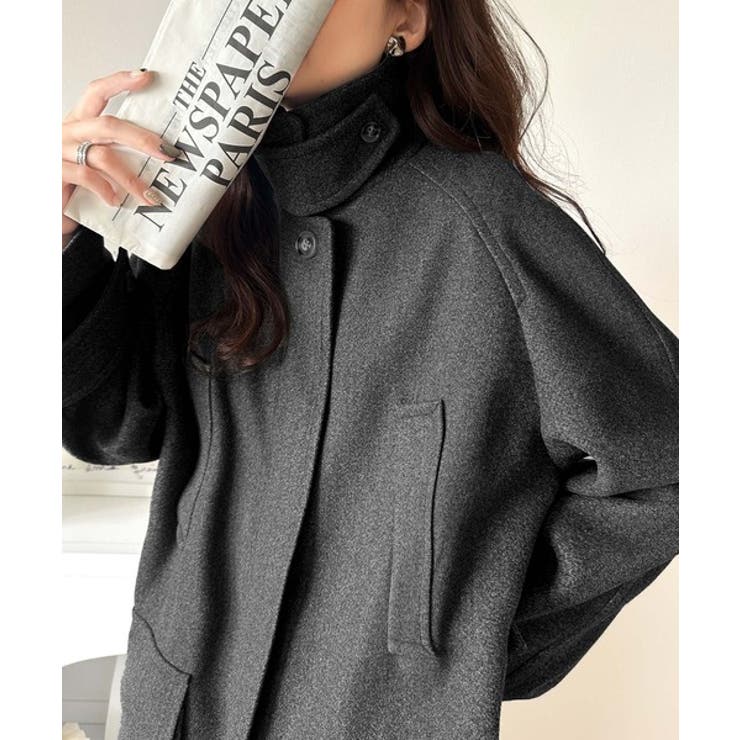 ロング丈比翼ステンカラーコート | Classical Elf  | 詳細画像36 