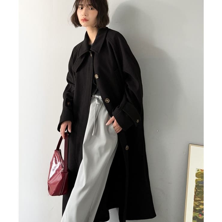 ロング丈比翼ステンカラーコート | Classical Elf  | 詳細画像8 