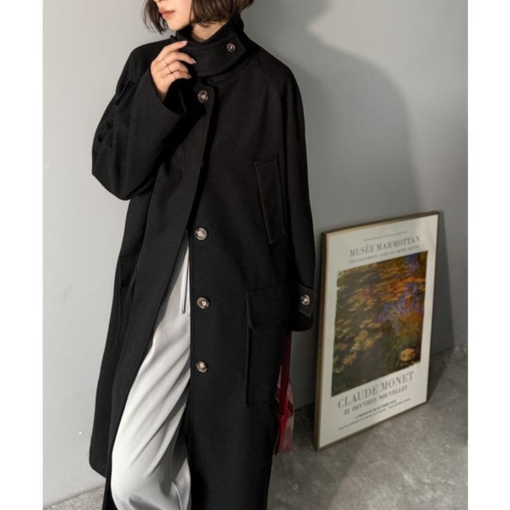 ロング丈比翼ステンカラーコート | Classical Elf  | 詳細画像9 