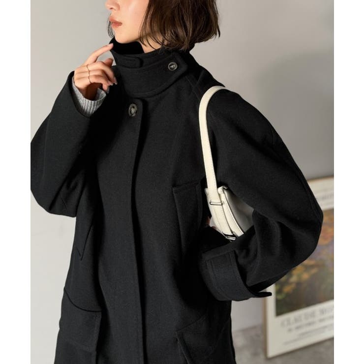 ロング丈比翼ステンカラーコート | Classical Elf  | 詳細画像13 