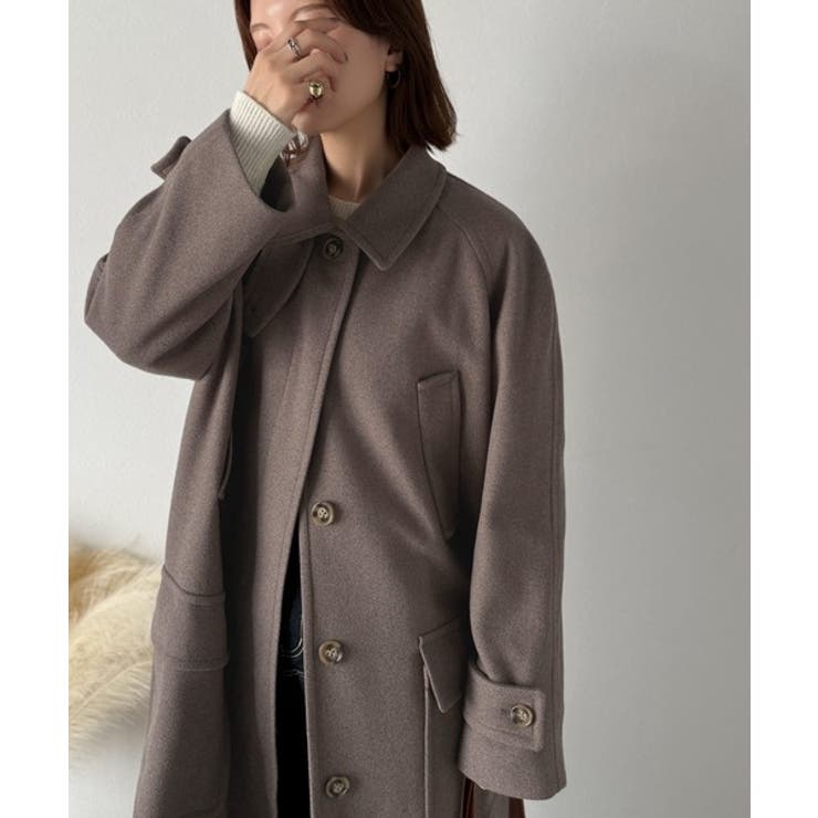 ロング丈比翼ステンカラーコート | Classical Elf  | 詳細画像16 