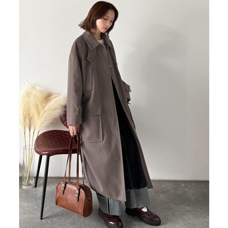 ロング丈比翼ステンカラーコート | Classical Elf  | 詳細画像18 