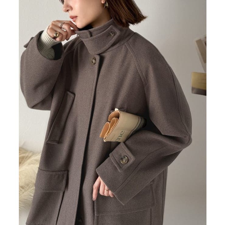 ロング丈比翼ステンカラーコート | Classical Elf  | 詳細画像19 