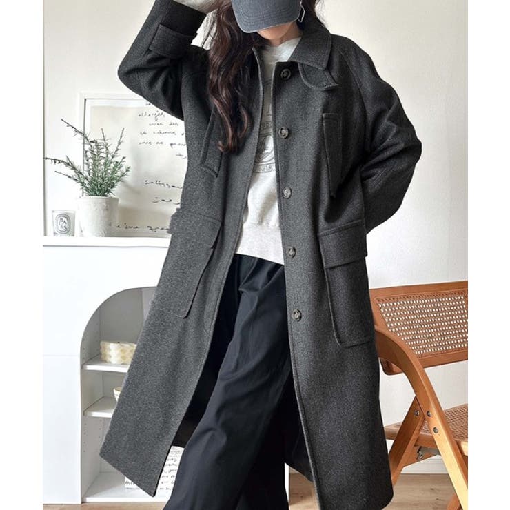 ロング丈比翼ステンカラーコート | Classical Elf  | 詳細画像31 