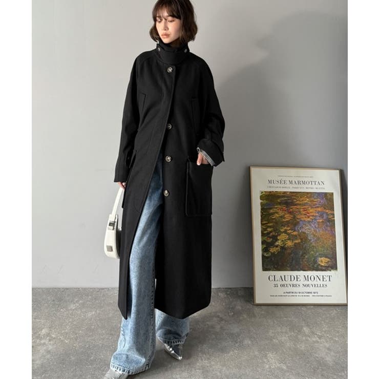 ロング丈比翼ステンカラーコート | Classical Elf  | 詳細画像1 