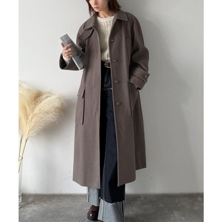 ロング丈比翼ステンカラーコート | Classical Elf  | 詳細画像3 