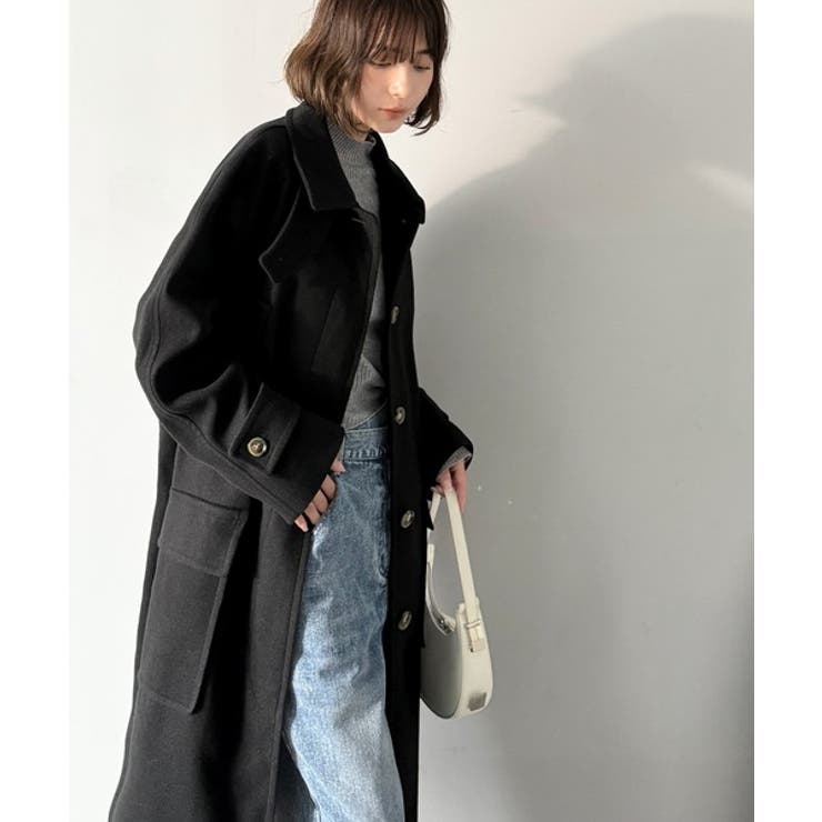 ロング丈比翼ステンカラーコート | Classical Elf  | 詳細画像4 
