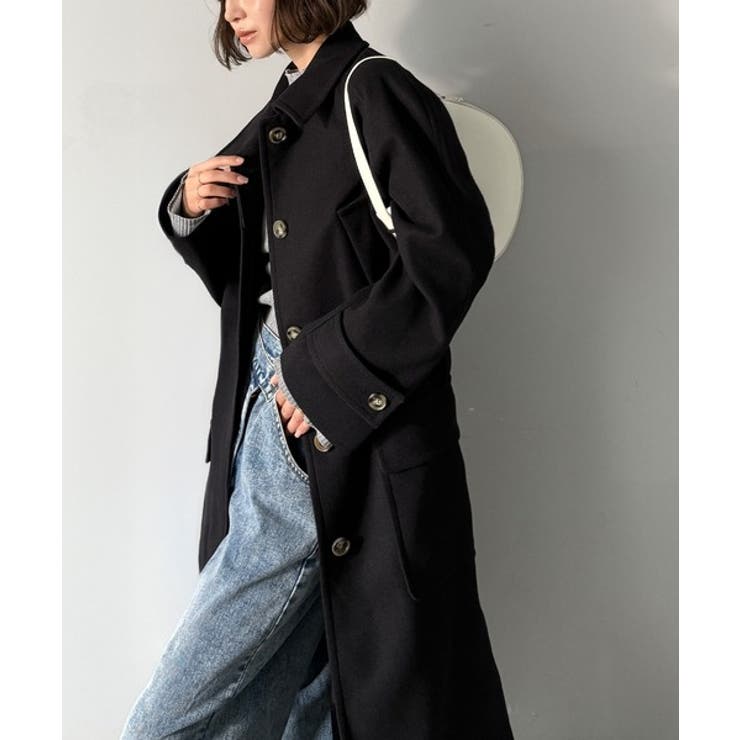 ロング丈比翼ステンカラーコート | Classical Elf  | 詳細画像5 