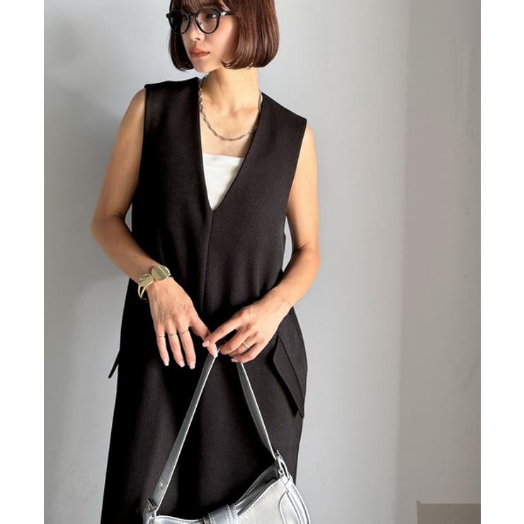 1枚でキマる私スタイル。フラップポケットVネックサロペット | Classical Elf  | 詳細画像19 