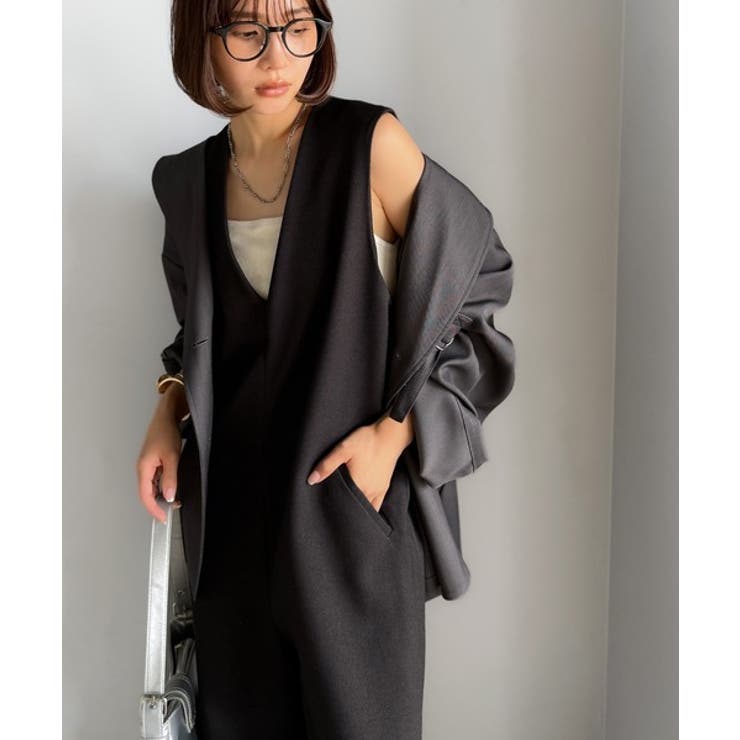 1枚でキマる私スタイル。フラップポケットVネックサロペット | Classical Elf  | 詳細画像18 