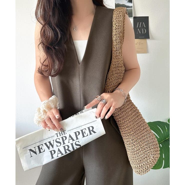 1枚でキマる私スタイル。フラップポケットVネックサロペット | Classical Elf  | 詳細画像35 