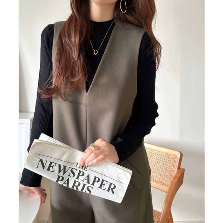 1枚でキマる私スタイル。フラップポケットVネックサロペット | Classical Elf  | 詳細画像25 