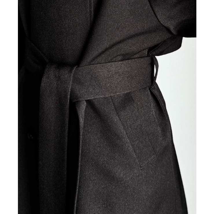 瞬間、きちんと見え。1枚あれば着回し自由自在。ケープ付きスタンドカラーミドル丈コ… | Classical Elf  | 詳細画像33 