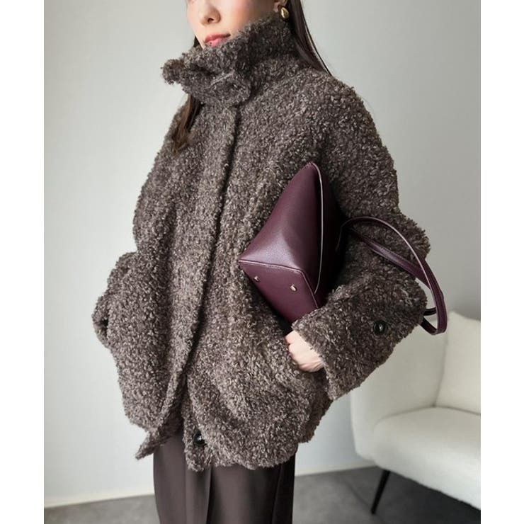 ぎゅっと、抱きしめたくなる。裾ドロストプードル風ファーブルゾン | Classical Elf  | 詳細画像12 