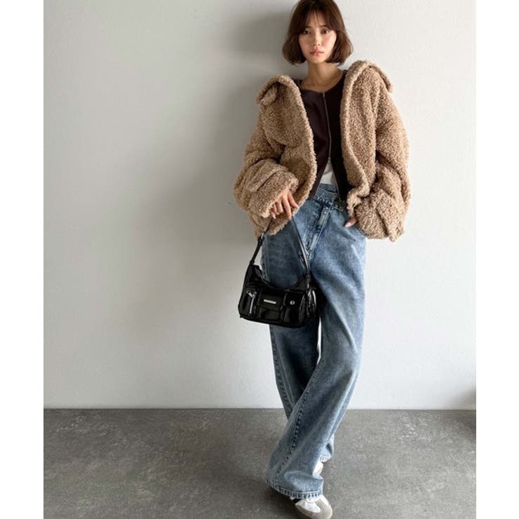 ぎゅっと、抱きしめたくなる。裾ドロストプードル風ファーブルゾン | Classical Elf  | 詳細画像27 