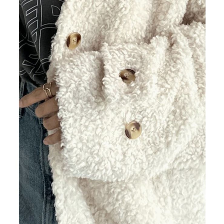 ぎゅっと、抱きしめたくなる。裾ドロストプードル風ファーブルゾン | Classical Elf  | 詳細画像31 