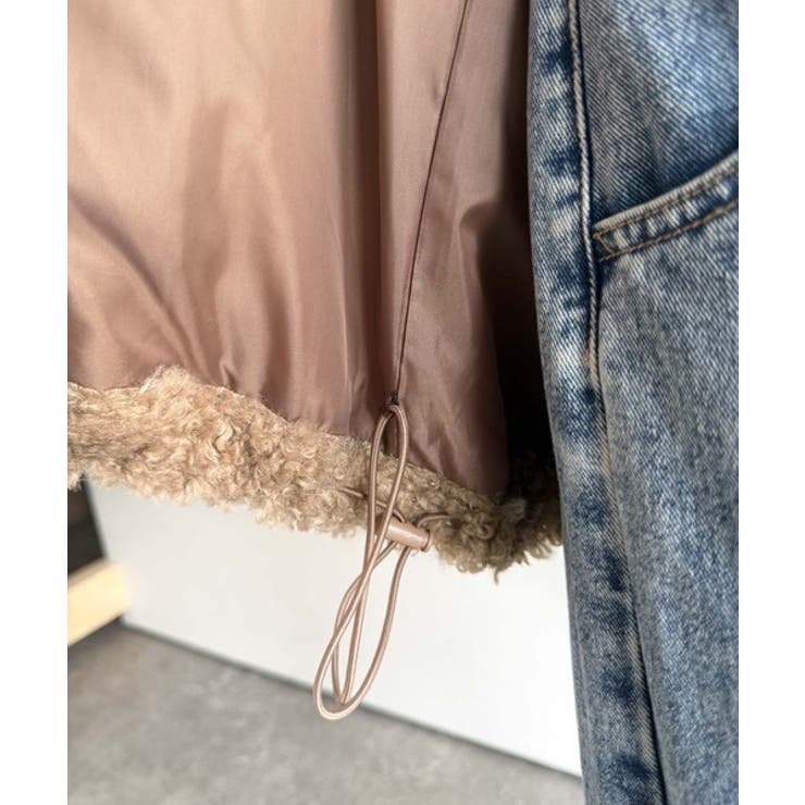 ぎゅっと、抱きしめたくなる。裾ドロストプードル風ファーブルゾン | Classical Elf  | 詳細画像32 