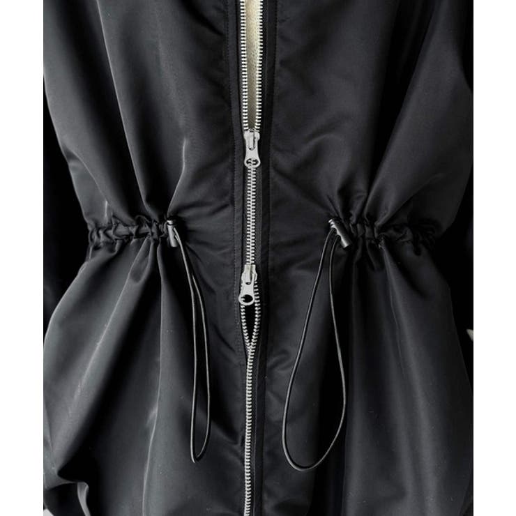 華奢見えボリュームアウター♪衿リブウエストドロストバルーンパディングコート | Classical Elf  | 詳細画像24 