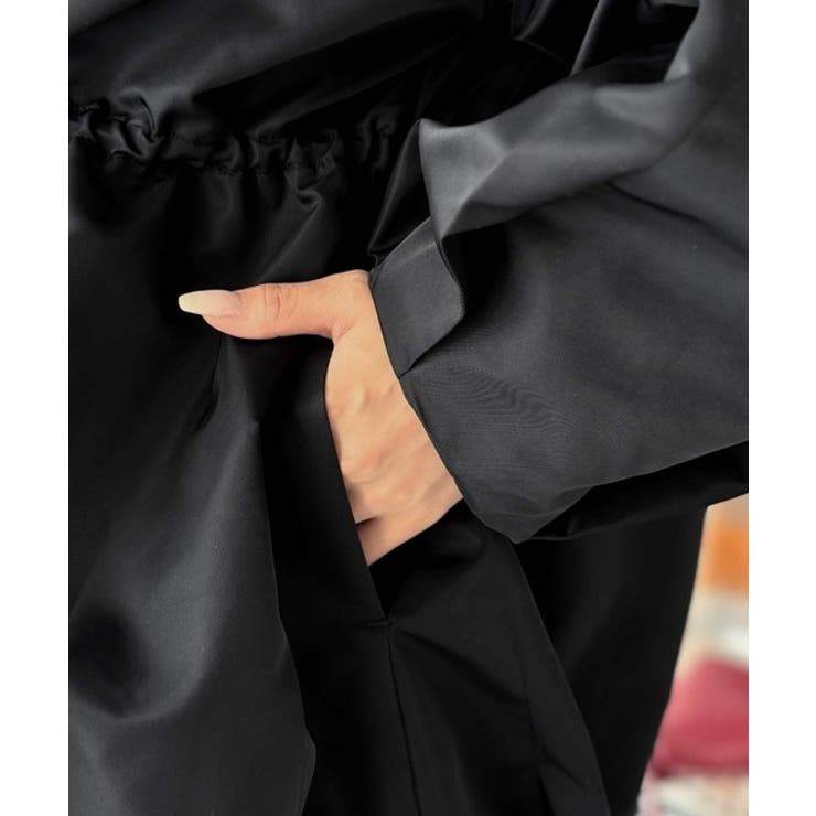 華奢見えボリュームアウター♪衿リブウエストドロストバルーンパディングコート | Classical Elf  | 詳細画像25 